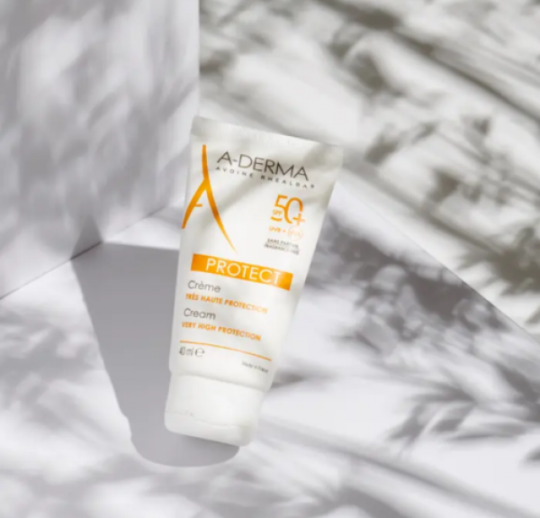 Aderma Protect Crema Solar Sin Perfume SPF50+, 40 ml. - A-Derma