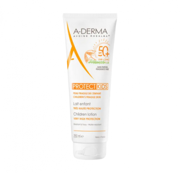 Aderma Protect Loción Solar Infantil, 250 ml. - A-Derma