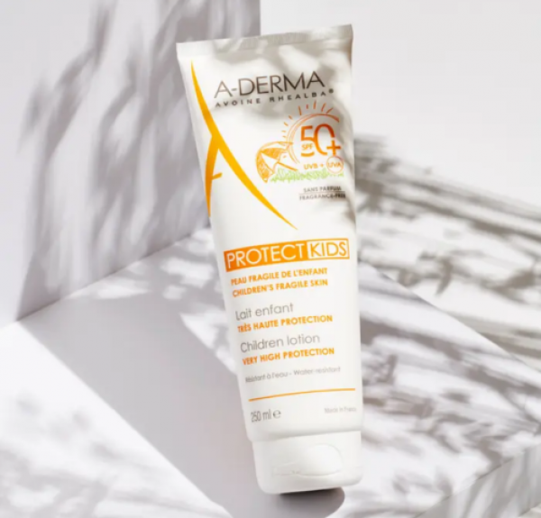 Aderma Protect Loción Solar Infantil, 250 ml. - A-Derma