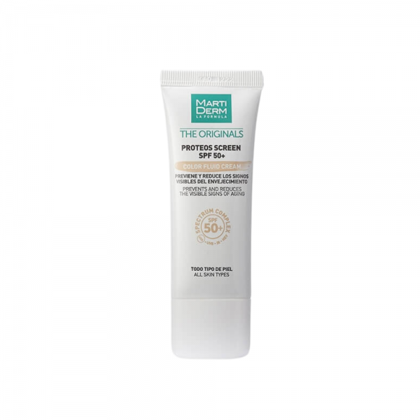 Proteos Screen SPF 50+ Color Fluid, 40 ml. - Martiderm