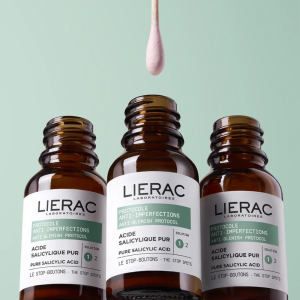 Protocolo Anti-imperfecciones, Stop Granos, Ácido Salicílico Puro, 15 ml. - Lierac