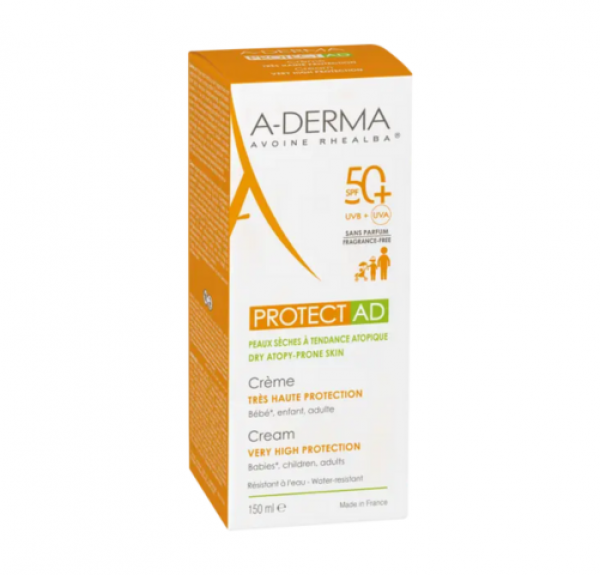 Aderma Protect AD Crema Solar SPF50+, 150 ml. - A-Derma