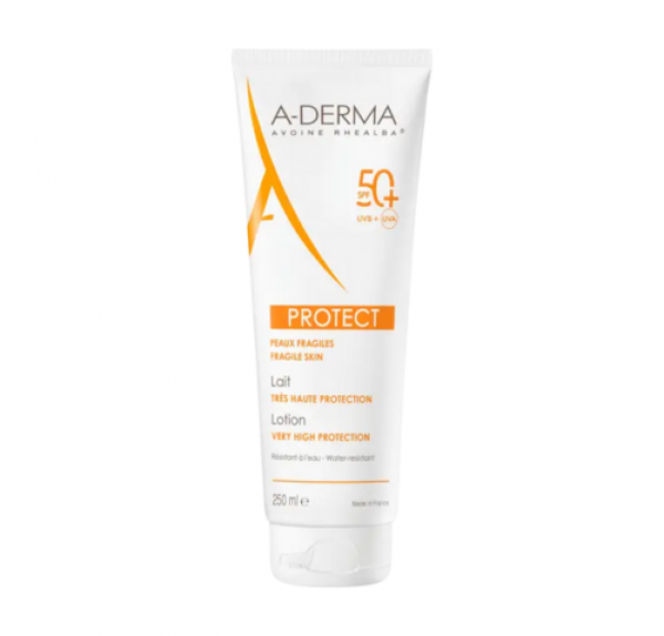 Aderma Protect Loción Solar SPF50+, 250 ml. - A-Derma