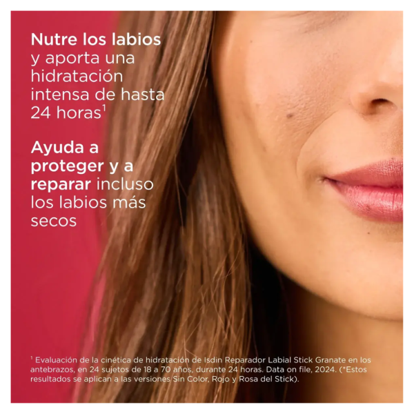 Reparador Labial Stick Rojo, 4 g. - Isdin