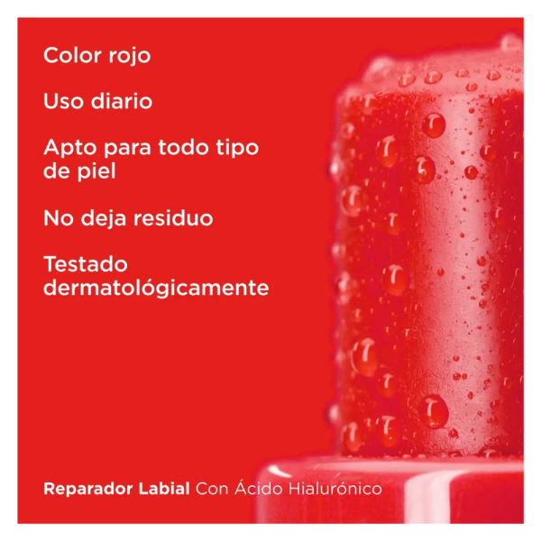 Reparador Labial Stick Rojo, 4 g. - Isdin