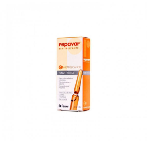 Repavar® Reevitalizante C5,5% Metaglicanos Flash Extreme, 1 ml x 1 Ampolla. - Ferrer