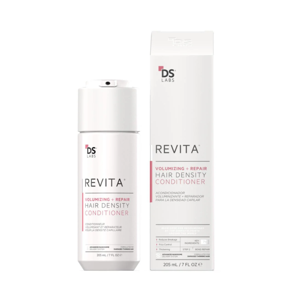 Revita Acondicionador Anticaida Voluminizante + Reparador Para la Densidad Capilar, 205 ml. - DS Laboratories