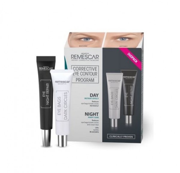 Remescar Programa Corrector, Contorno de Ojos, 2 x 8 ml. - Karo Healthcare