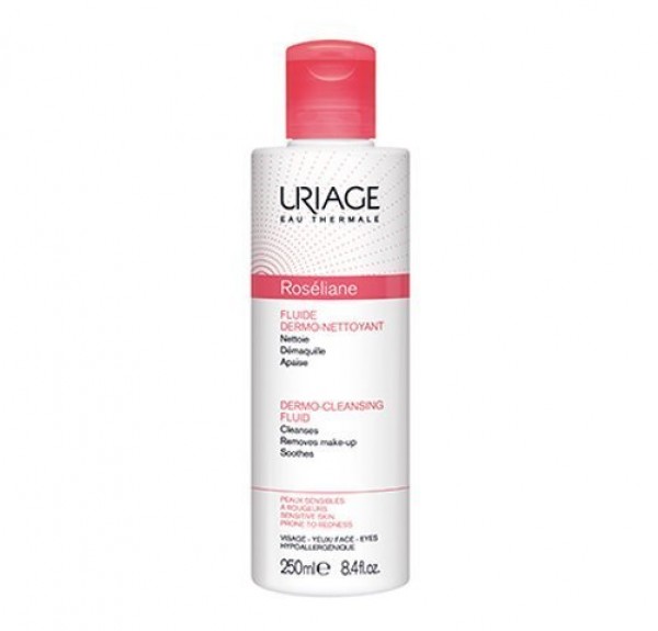 Roséliane Fluido Dermo Limpiador, 250 ml. - Uriage