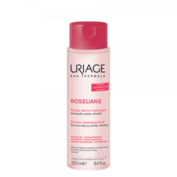 Roséliane Fluido Dermo Limpiador, 250 ml. - Uriage