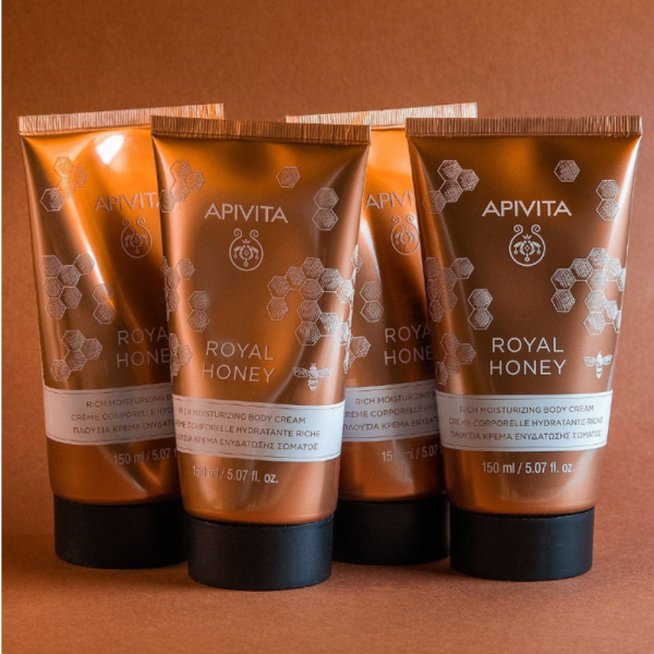 Royal Honey Crema Corporal Hidratante Enriquecida con Miel, 150 ml. - Apivita