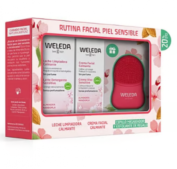 Cofre Almendra Rutina Facial Piel Sensible. - Weleda
