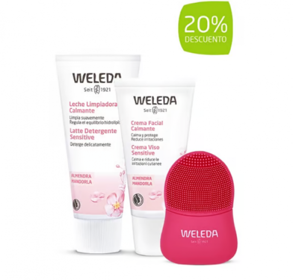 Cofre Almendra Rutina Facial Piel Sensible. - Weleda