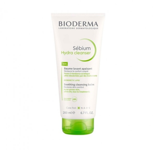 Sébium Hydra Cleanser Bálsamo Limpiador Calmante, 200 ml. - Bioderma