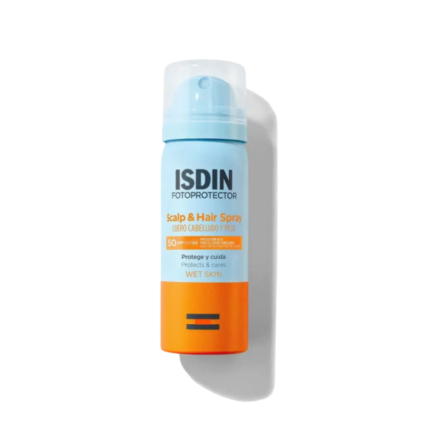 Fotoprotector Scalp & Hair Spray Cuero Cabelludo y Pelo SPF50 Wet Skin 50  ml. - ISDIN