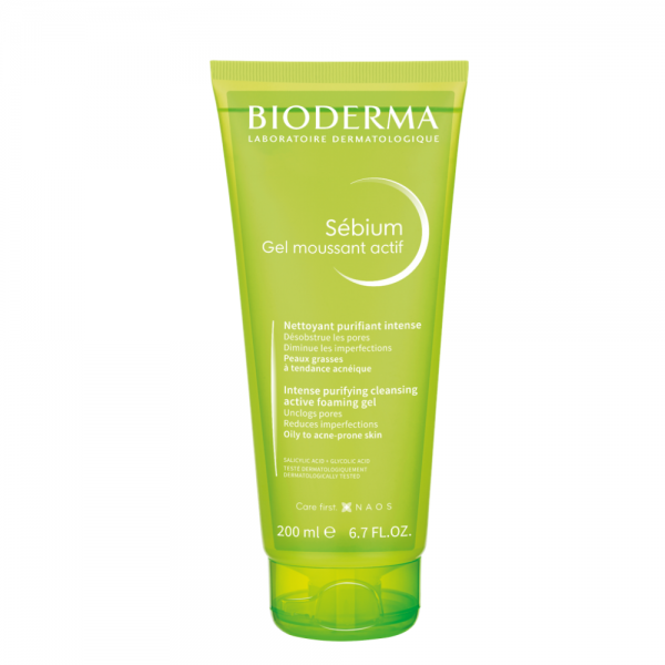 Sébium Gel Moussant Actif, 200 ml. - Bioderma