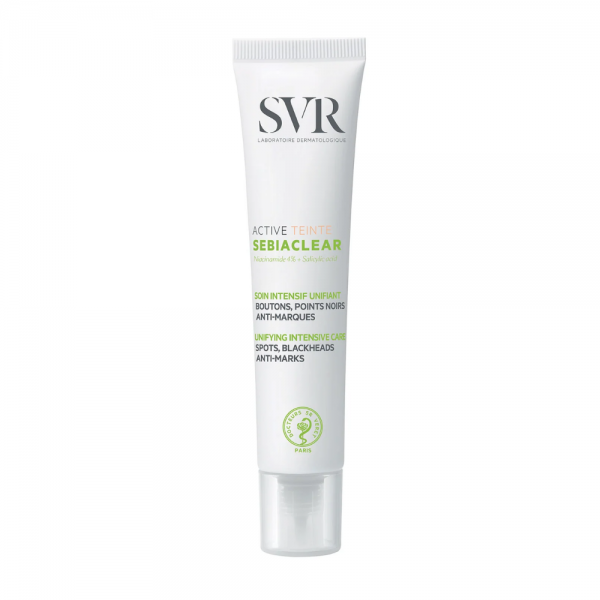 Sebiaclear Active Teinté Cuidado Intensivo Unificador, 40 ml. - SVR