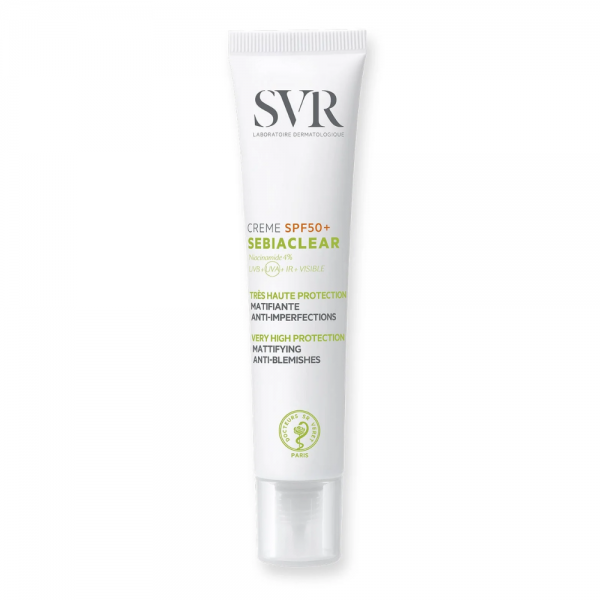 Sebiaclear Creme SPF 50+ Matificante Anti-Imperfecciones, 40 ml. - SVR