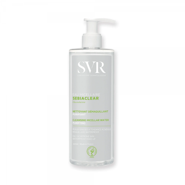 Sebiaclear Eau Micellair Agua Micelar Limpiadora, 400 ml. - SVR