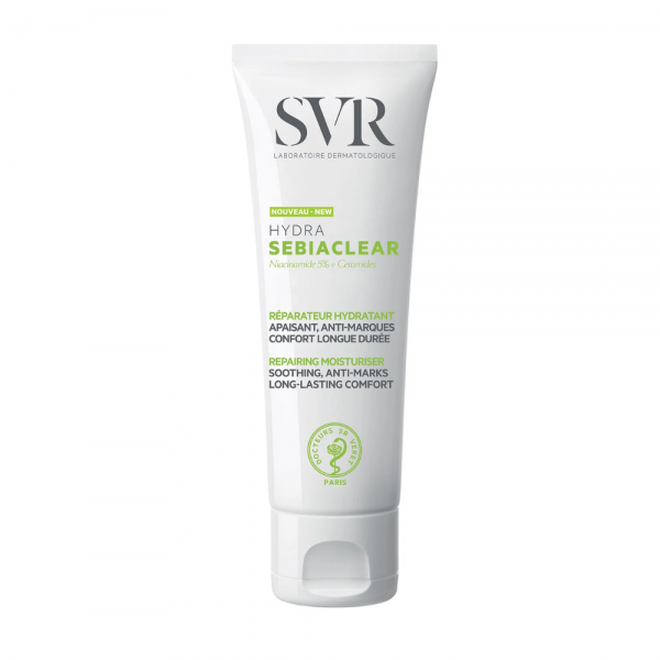 Sebiaclear Hydra Cuidado Reparador Calmante, 40 ml. - SVR