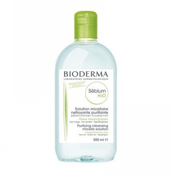 Sebium H2O Solución Micelar, 500 ml. - Bioderma