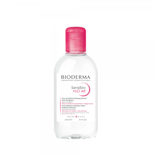 Sensibio H2O AR Solución Micelar Rojeces, 250 ml. - Bioderma