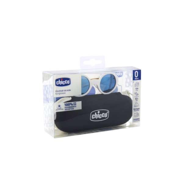 Gafas De Sol Blancas Con Protección UV, 0m+. - Chicco.
