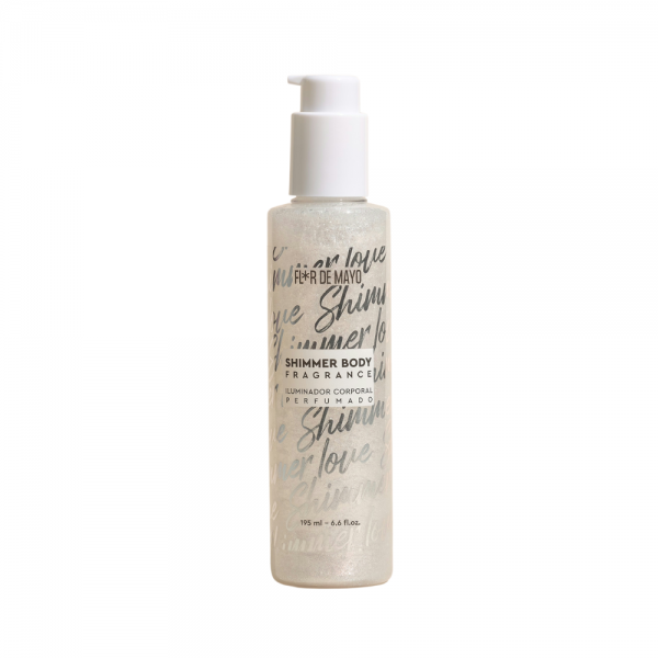 Silver Shimmer Body Fragance, Iluminador Corporal Perfumado, 195 ml. - Flor de Mayo