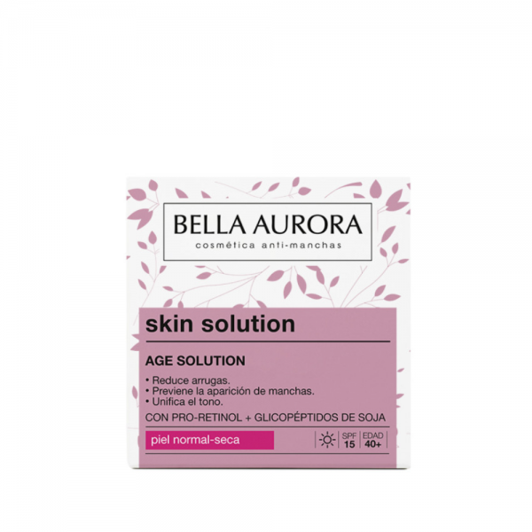 Skin Solution Age Día Crema Antiarrugas Reafirmante, 50 ml. - Bella Aurora
