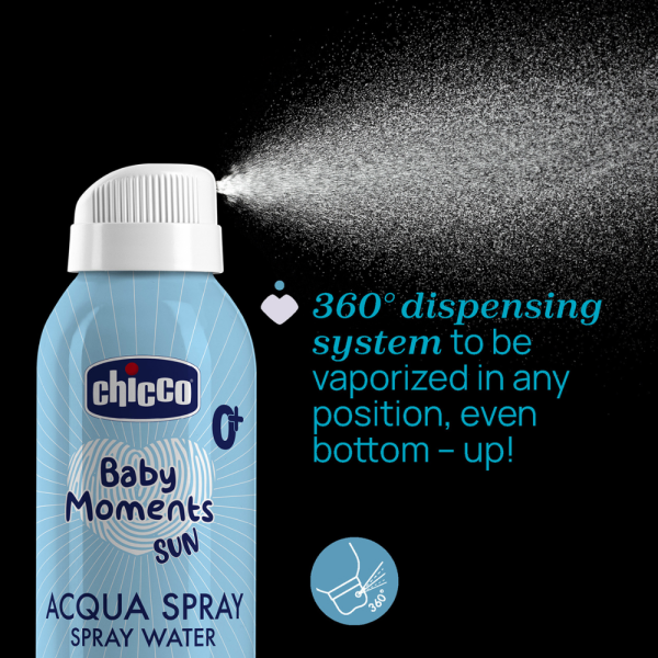 Spray Acqua Refrescante Para Bebés y Familia 0m+, 150 ml.- Chicco.