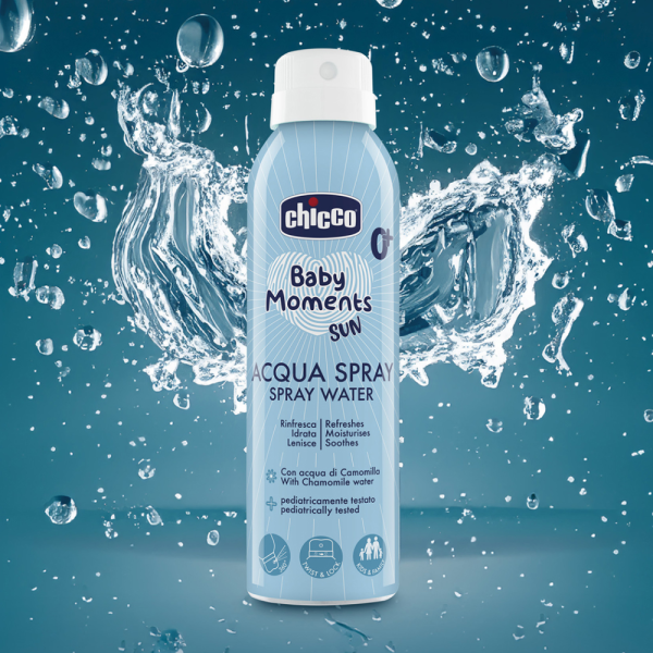 Spray Acqua Refrescante Para Bebés y Familia 0m+, 150 ml.- Chicco.