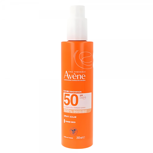 Spray Solar SPF50, 100% Invisible, 200 ml. - Avene