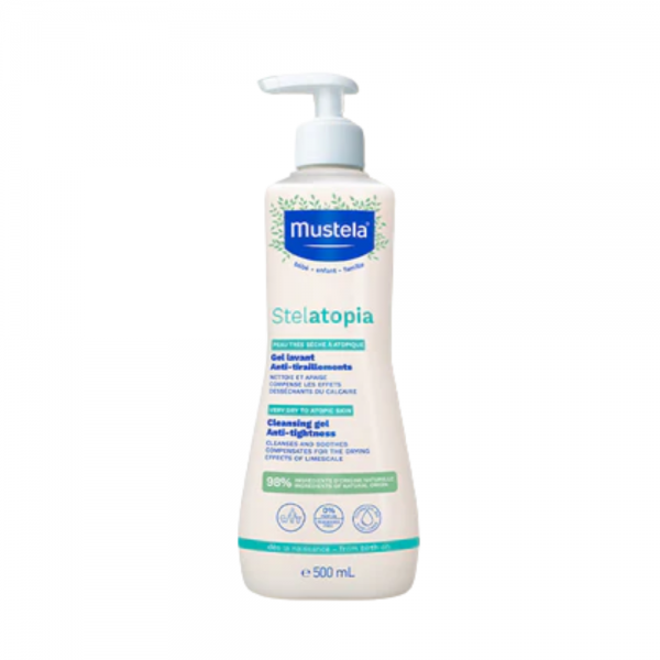 Stelatopia Gel de baño con Girasol BIO, 500 ml. - Mustela