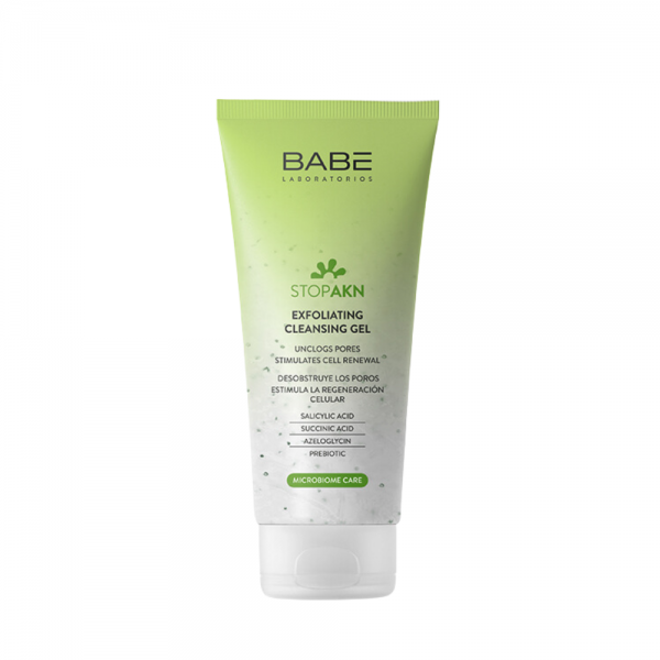 Stop Akn Limpiador Exfoliante, 200 ml. - BABE