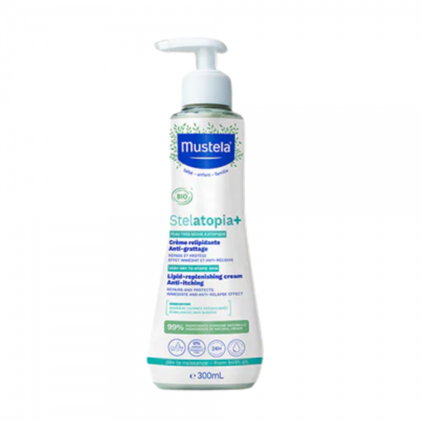 Stelatopia+ Crema Relipidizante BIO, 300 ml. - Mustela