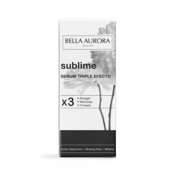 Sublime Sérum Triple Efecto, 30 ml. - Bella Aurora