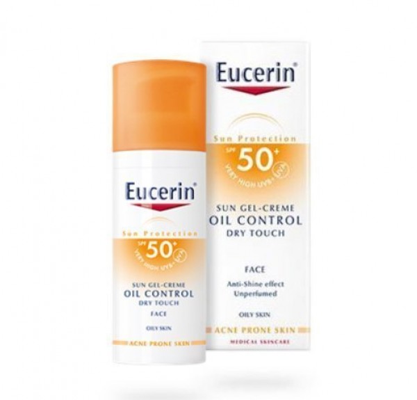 Sun Gel-Creme Oil Control Dry Touch FPS 50+, 50 ml.. - Eucerin