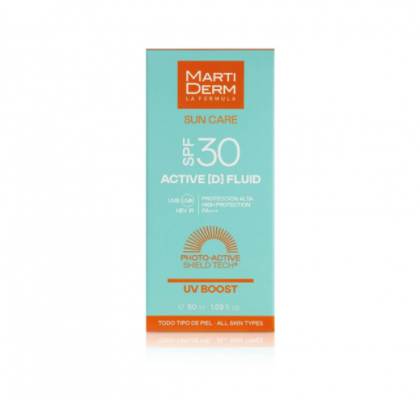 Sun Care Active (D) Fluid SPF30, 50 ml. - Martiderm