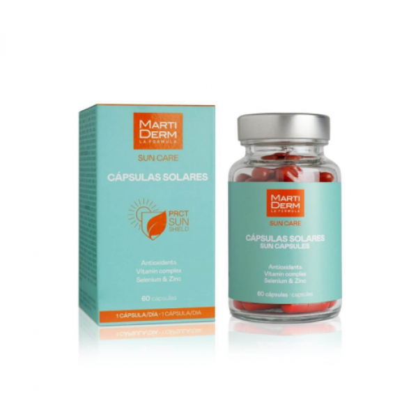 Sun Care Cápsulas Solares, 60 Caps. - Martiderm