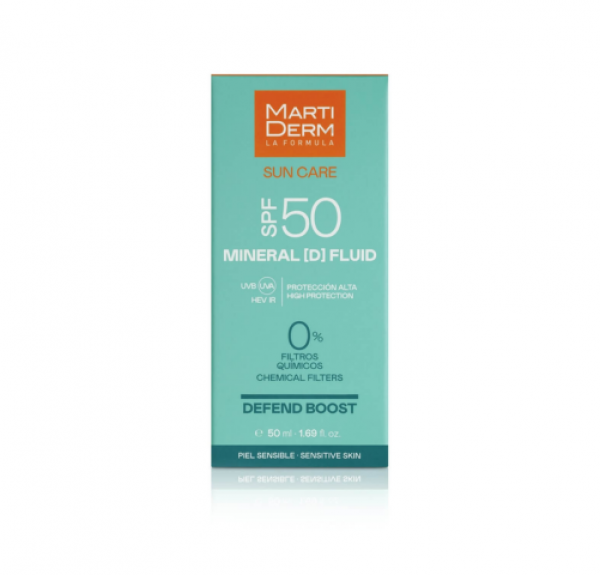 Sun Care Mineral (D) Fluid SPF50, 50 ml. - Martiderm