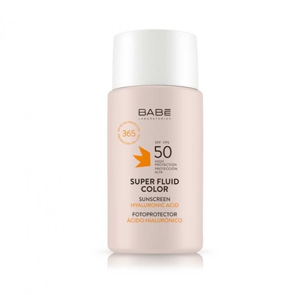 Super Fluid Color Fotoprotector SPF50, 50 ml. - BABE