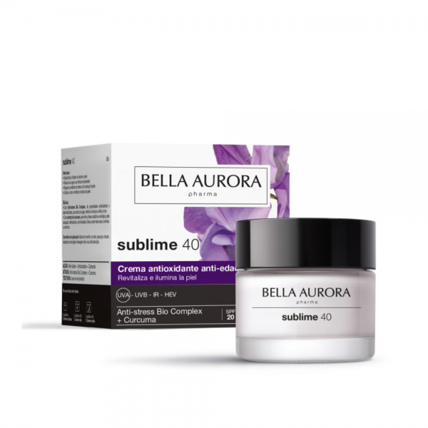Sublime 40 Día Crema Antioxidante Anti-edad, 50 ml. - Bella Aurora