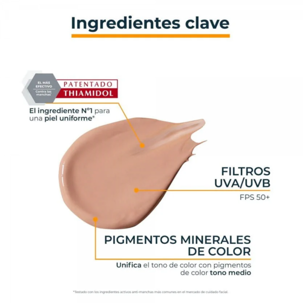 Sun Face Pigment Control Fluido con Color Tono Medio FPS50+, 50 ml. - Eucerin