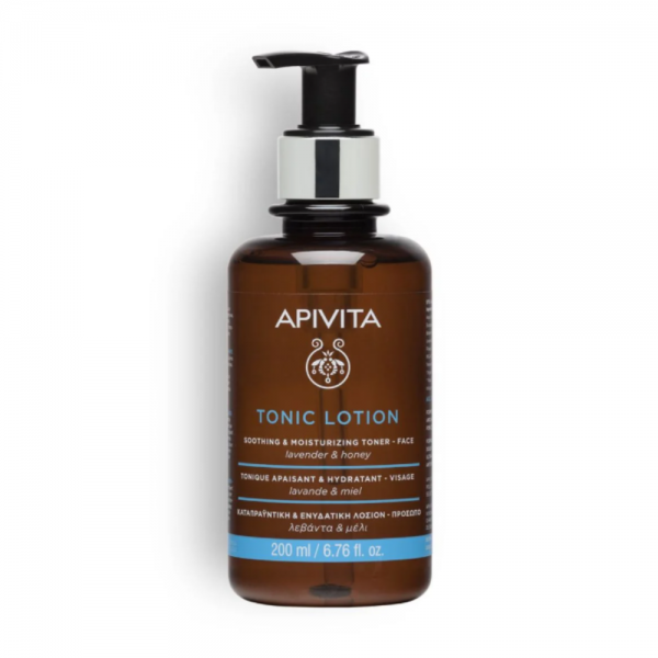 Tónico Facial 2 en 1 Calmante e Hidratante con Lavanda y Miel, 200 ml. - Apivita