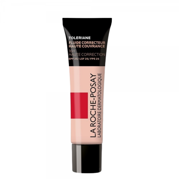 Toleriane Base de Maquillaje Fluido Corrector de Alta Cobertura N11, 30 ml. - La Roche Posay