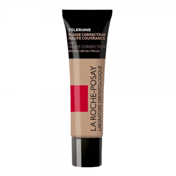 Toleriane Base de Maquillaje Fluido Corrector de Alta Cobertura N13, 30 ml. - La Roche Posay