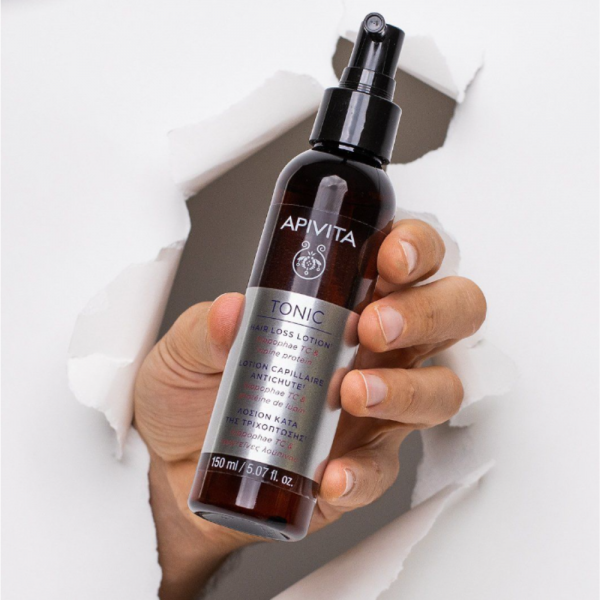 Tonic Loción para la caída del Cabello con Hippophae TC y proteínas de lupino, 150 ml. - Apivita