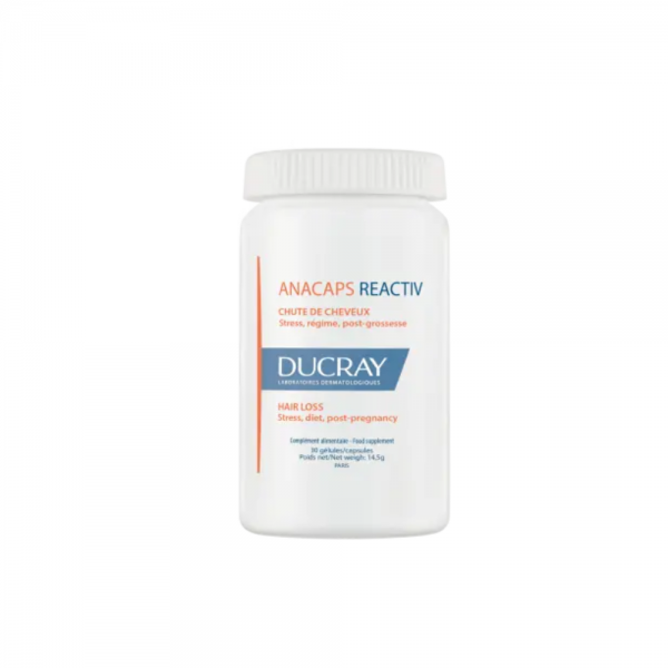Trio Anacaps Reactiv Complemento Alimenticio, 60 Caps + 30 Caps de Regalo! - Ducray