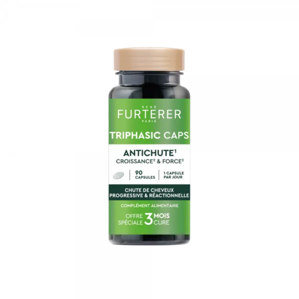 Triphasic Cápsulas Anticaída Crecimiento & Fuerza 3 meses, 90 Cáps. - René Furterer