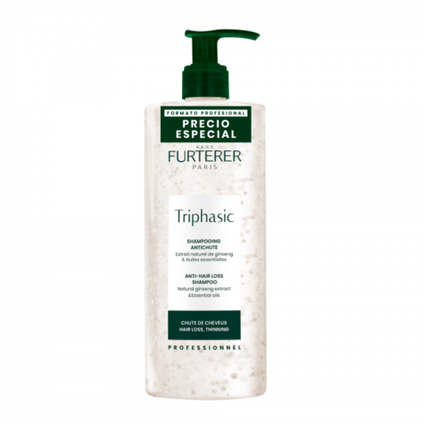 Triphasic Champú Anticaída Estimulante con Aceites Esenciales, 500 ml. - René Furterer